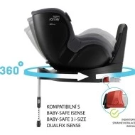  Britax Romer Autosedačka Baby Safe 3 i-Size Bundle Flex iSense - Baby-Safe 3 i-Size otáčení