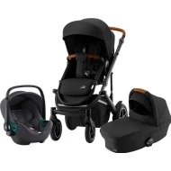 Britax Romer 3v1 kočárek Smile III + Baby Safe 3 i-Size varianta Space black