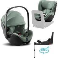  Britax Romer Set Baby-Safe 5Z2 + Flex base 5Z + Dualfix 5Z bundle Jade green