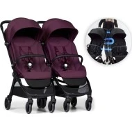  Bumprider Connect Mini 2x kočárek s madlem Italian plum