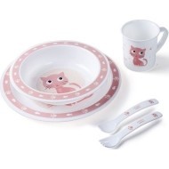  Canpol babies plastová sada nádobí  - Pink