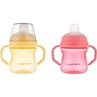 Canpol Babies Hrneček se silikonovým pítkem FirstCup 250 ml 