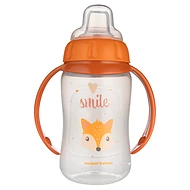 Canpol babies Tréninkový hrneček se silikonovým pítkem 320ml Liška