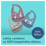 Canpol babies Bryndák silikonový s kapsou BONJOUR PARIS 