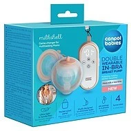 Canpol babies Dvojitá odsávačka mateřského mléka do podprsenky MilkShell 