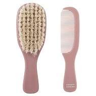  Canpol Babies Hřeben a kartáč přírodní GOLD Gold pink