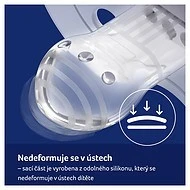  LOVI Dudlík svítící silikonový dynamický TEDDY LOVE 2ks - 