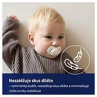  LOVI Dudlík svítící silikonový dynamický TEDDY LOVE 2ks - 