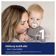  LOVI Dudlík svítící silikonový dynamický TEDDY LOVE 2ks - 