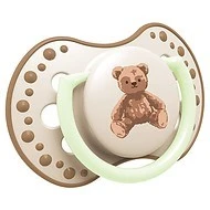 LOVI Dudlík svítící silikonový dynamický TEDDY LOVE 2ks 