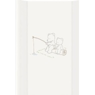  CEBA podložka s tvrdou deskou 70 x 50  - Papa bear bílá