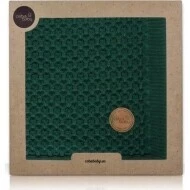 Ceba Pletená deka 90x90cm v dárkovém balení Vlny emerald