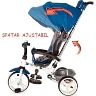 Coccolle Tříkolka s vodící tyčí Urbio foldable tricycle Třákolka Urbio s položenou zádovou opěrkou