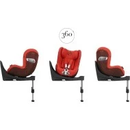 Cybex Sirona Z sedačka se na základně umí otáčet o 360°
