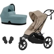  Cybex Avi Spin BLK MIDI set 3v1 Almond beige / stormy blue