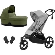  Cybex Avi Spin BLK MIDI set 3v1 Fog grey / moss green