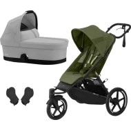  Cybex Avi Spin BLK MIDI set 3v1 Moss green / fog grey