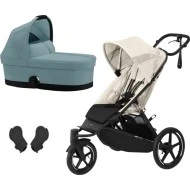  Cybex Avi Spin BLK MIDI set 3v1 Seashell beige / stormy blue