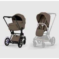  Cybex ePriam set Coconut brown matt black