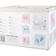 DOOKY Crystal Memories DeLuxe 3D Frame Handprint & Footprint 