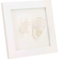 DOOKY Crystal Memories DeLuxe 3D Frame Handprint & Footprint 