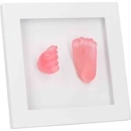  DOOKY Crystal Memories DeLuxe 3D Frame Handprint & Footprint - 