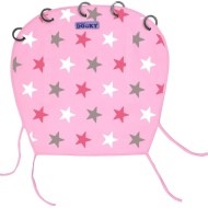  Dooky Design sluneční clona  - Pink Stars NEW