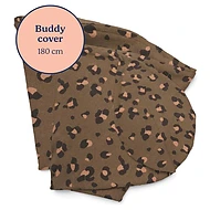  DOOMOO Potah na multifunkční kojící polštář Buddy Jersey Green Leopard Bronze