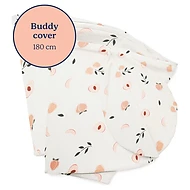  DOOMOO Potah na multifunkční kojící polštář Buddy Jersey Green Peaches