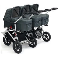 Easywalker pro trojčata Hluboké korbičky