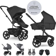  Easywalker Set XL kočárek kombinovaný Harvey NXT s příslušenstvím Eclipse black