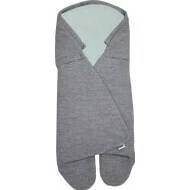 Eko Zavinovačka / fusak úplet + bavlna Grey turquoise
