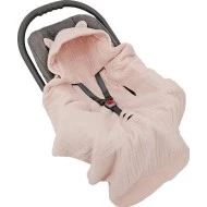  Eko Fusak do autosedačky mušelín Rose pink