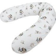 EKO Kojící polštář LUXUS bambus/teddy silikonová kulička 