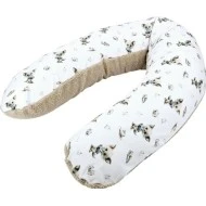 EKO Kojící polštář LUXUS bambus/teddy silikonová kulička 