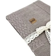 Eko Pletená deka z merino vlny 80x100cm 