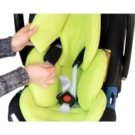 Emitex Redukce - fixační a zmenšovací vložka do kočárku i autosedačky Provlékání pásů do redukce Emitex
