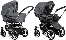 Emmaljunga Duo S + korba a sporťák