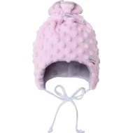 Esito Dětská zimní čepice Minky Teddy varianta Růžová 46