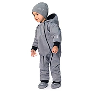  Esito Rostoucí softshellová kombinéza s fleecem Šedý melír 92-98