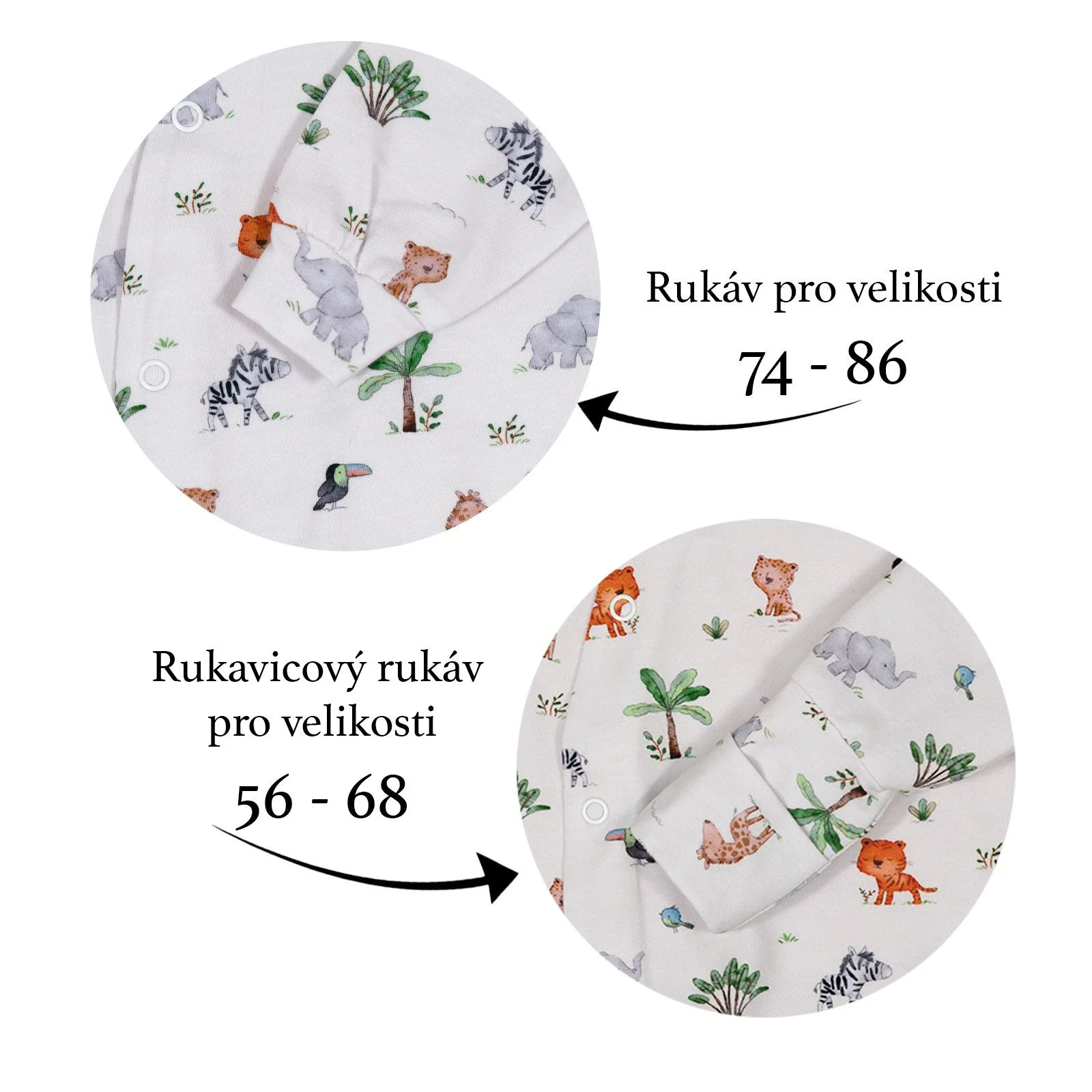 ESITO Kojenecký overal na spaní Safari 