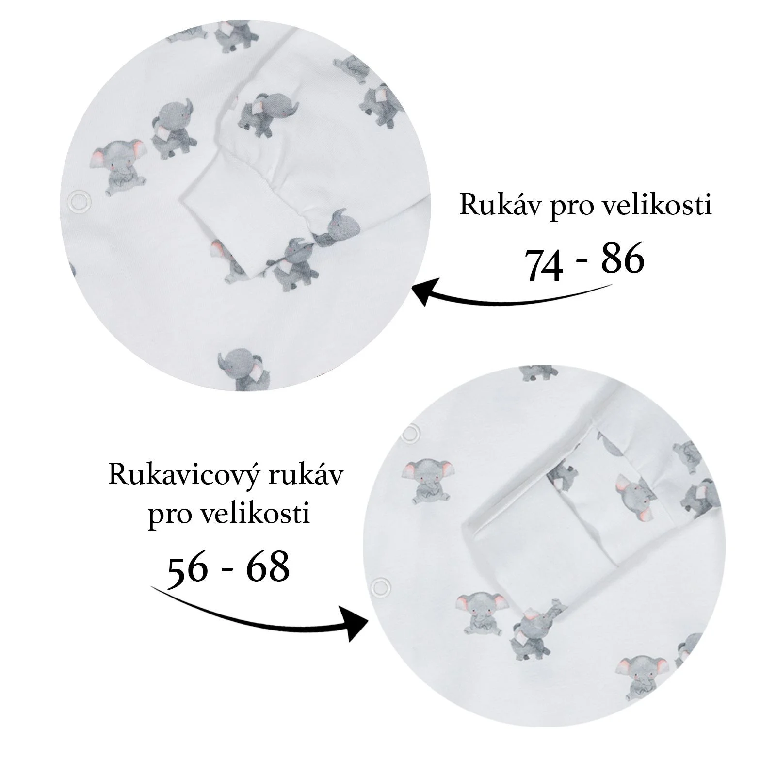 ESITO Kojenecký overal na spaní Sloneček 