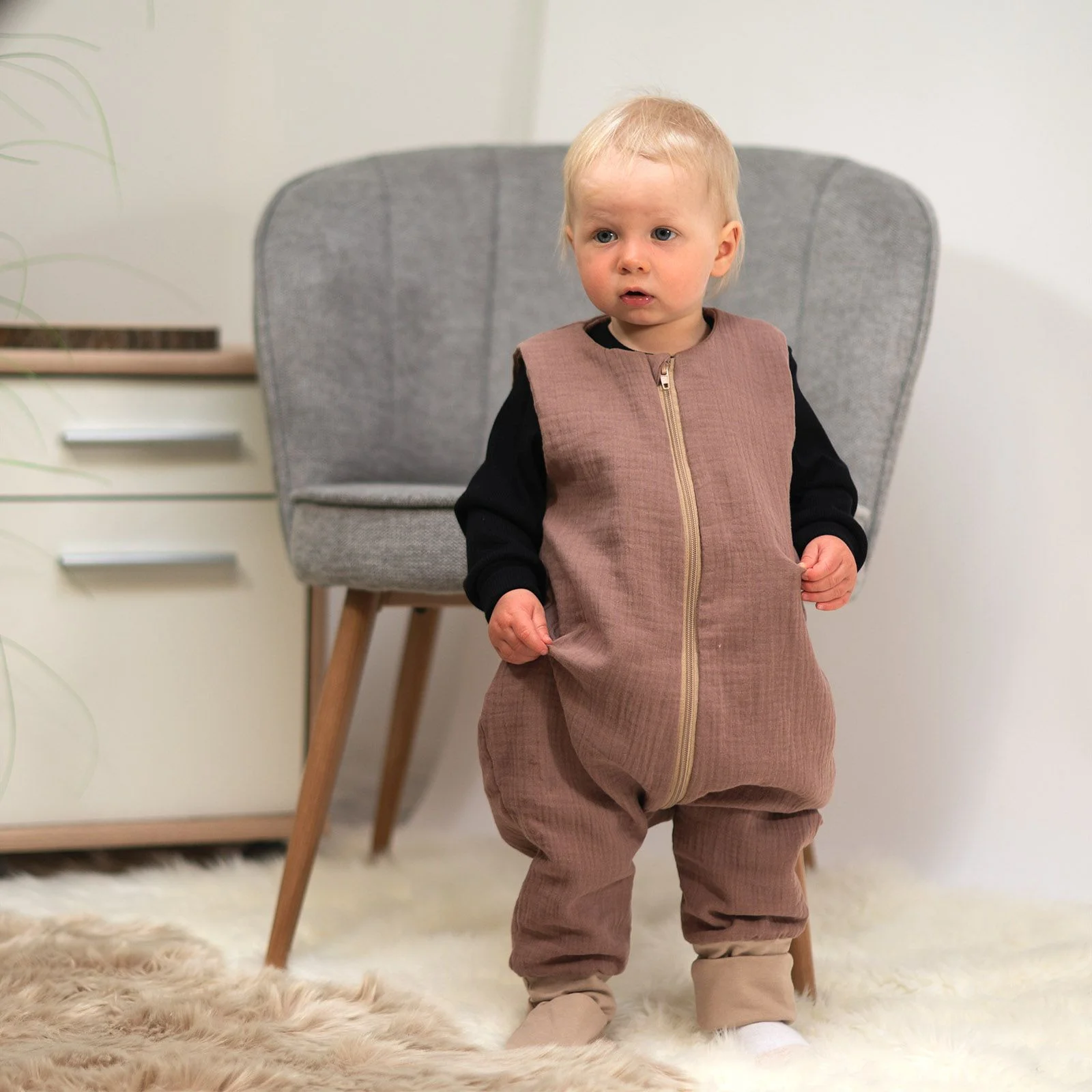 ESITO Mušelínový spací pytel s nohavicemi 