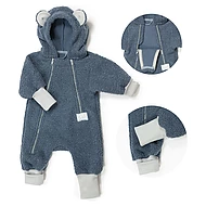  ESITO Rostoucí zimní kombinéza Teddy fleece double Modrá 56 - 62