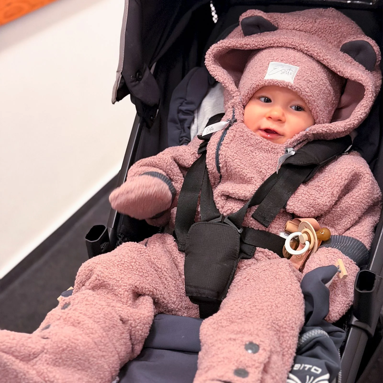  ESITO Rostoucí zimní kombinéza Teddy fleece double - 