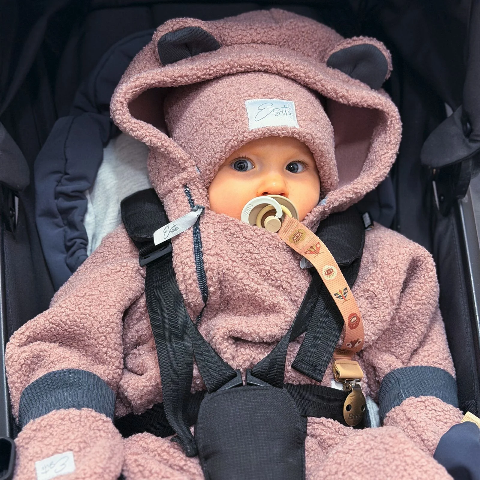  ESITO Rostoucí zimní kombinéza Teddy fleece double - 