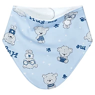  ESITO Slintáček bavlna Teddy bears Modrá