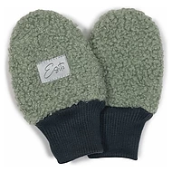  ESITO Zimní bezpalcové rukavice Teddy fleece Olivová 74