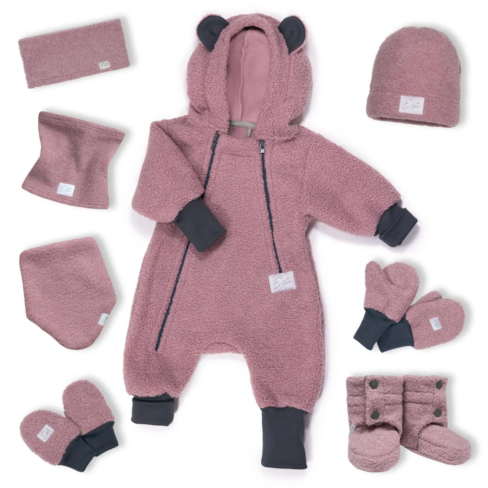  ESITO Zimní čepice Teddy fleece double - 