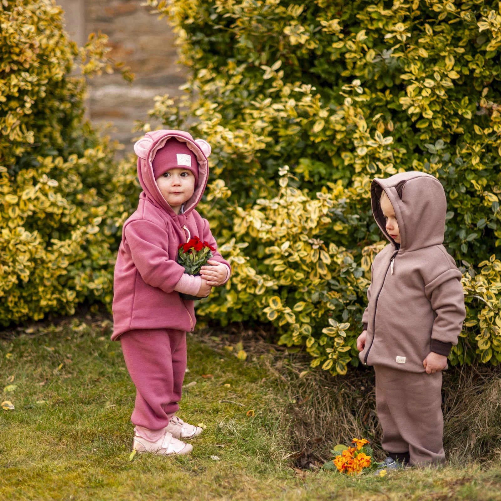 ESITO Dětské kalhoty Warmkeeper rubínová 